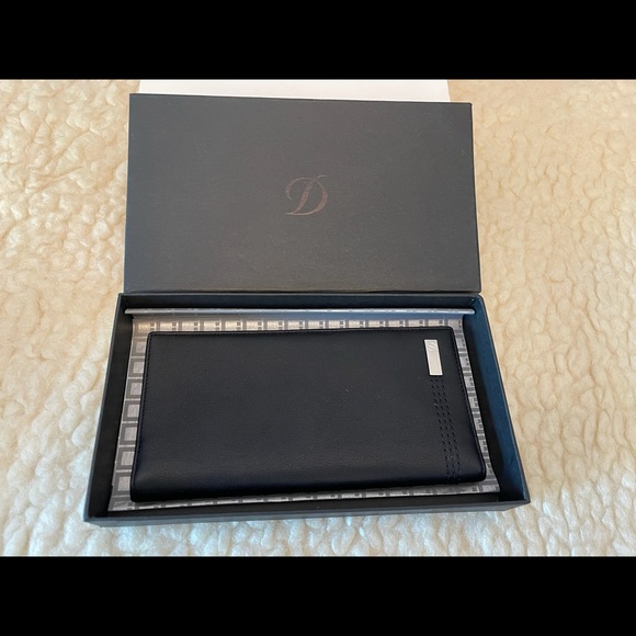 ST Dupont Paris Leather Designer Wallet - Picture 7 of 9